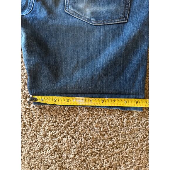 Carhartt 33” faded Blue Denim Cutoff Shorts Jorts - Picture 7 of 7